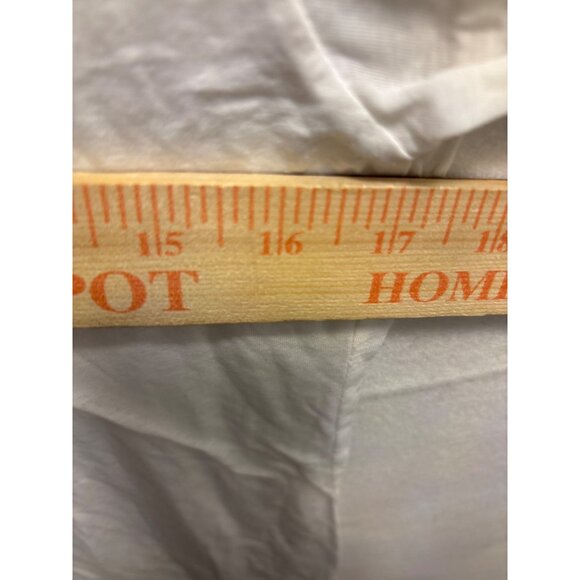 Mouchette XS White Scoop Neck Short Sleeve T-Shirt 50% Cotton 50% Polyester Made - Picture 4 of 9